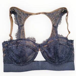 NWOT - Free People - Lavender-Grey - Lace Underwire Bra - 32D